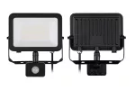G-TECH NAŚWIETLACZ Z CZUJNIKIEM RUCHU VILMAR, LED, 50W, 5000lm, 4000K, AC220-240V, IP65, CZARNY