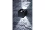 OPRAWA MISSOURI-K, LED, 7W, 540lm, CCT, AC220-240V, IP54, KWADRAT, CZARNY