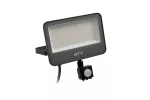 NAŚWIETLACZ Z CZUJNIKIEM RUCHU DOVER, LED, 50W, 6000lm, CCT, AC180-250V, IP66, SZARY