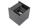 OPRAWA MISSOURI-K, LED, 7W, 540lm, CCT, AC220-240V, IP54, KWADRAT, SZARY