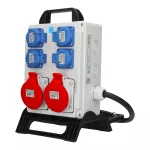 ROZDZIELNICA PRZENOŚNA;2X5X16A;4X2P+PE;IP54;KABEL+UCHWYT+PODSTAWKA Z TWORZYWA SZTUCZNEGO
