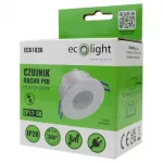 Czujnik ruchu PIR CP-17-3K 3 kolory ramki, 360 st, podtynkowy , max 1200W, detekcja ruchu do 6m