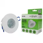 Czujnik ruchu PIR CP-16B Biały 360st. podtynkowy max 1200W detekcja ruchu do 8m