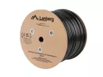 KABEL LAN SFTP KAT.7 305M DRUT OUTDOOR CU CZARNY FLUKE PASSED LANBERG
