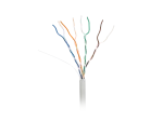 KABEL LAN UTP KAT.5E 305M DRUT CU LSZH SZARY CPR + FLUKE PASSED LANBERG