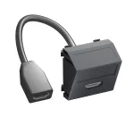 MTS-HD F SWGR1 Wspornik multimedia HDMI z przewodem, gniazdo-gniazdo