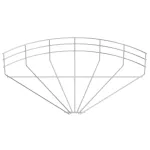 GRB 90 140 G Łuk 90° korytka siatkowego