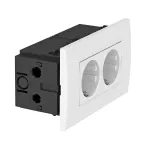 SDE-RW D0RW2 Puszka instalacyjna z gniazdem podwójnym Modul 45