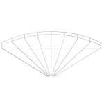 GRB 90 560 G Łuk 90° korytka siatkowego