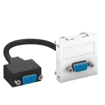 MTG-VGA F RW1 Wspornik multimedia VGA z przewodem, gniazdo-gniazdo