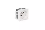 CON 1 2PT rws Gniazdo, pojedyncze CONEXEL z bolcem uziemi., 9010