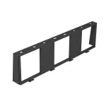 MT45V 3 Ramka montażowa dla 3 x 1 Modul 45