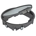 GESR7 10U 9011 Kaseta zasilająca do uniwersalnego montażu