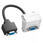 MTS-VGA F RW1 Wspornik multimedia VGA z przewodem, gniazdo-gniazdo