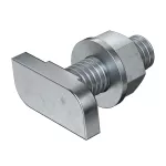 CL27HB M8x25 ZL Śruba z łbem młoteczkowym Do szyny profilowej CL2712