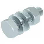 SKS 8x30 F Śruba z łbem sześciokątnym z nakrętką i podkładką