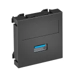 MTG-U3A S SWGR1 Wspornik multimedia USB 3.0 A Gniazdo z zaciskami śrubowymi