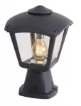 Oprawa ogrodowa MIKROLOT/ANNA CLEAR E27 wys.385 mm, szer.220 mm IP55 czarna / tworzywo sztuczne