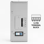 Qoltec Automatyczny Stabilizator napięcia AVR 3000VA | 1800W | Compact | Toroidalny transformator 
