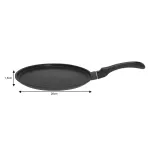 KINGHOFF PATELNIA DO NALEŚNIKÓW ALUMINIUM CZARNY MARMUREK 26cm