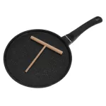 KINGHOFF PATELNIA DO NALEŚNIKÓW ALUMINIUM CZARNY MARMUREK 26cm