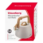KLAUSBERG CZAJNIK TRADYCYJNY 2.5L BEŻOWY