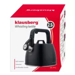 KLAUSBERG CZAJNIK TRADYCYJNY 2.5L CZARNY