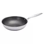 KLAUSBERG PATELNIA 28cm  POWŁOKA NON-STICK HONEYCOMB 3-WARSTWY STAL 304 PFOA-FREE