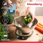 KLAUSBERG WAGA KUCHENNA DIETETYCZNA Z MISKA 1,8L  BLUETOOTH APLIKACJA