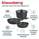 KLAUSBERG ZESTAW GARNKÓW 5 ELEMENTÓW ALUMINIUM ODCZEPIANA RĄCZKA