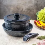 KLAUSBERG ZESTAW GARNKÓW 5 ELEMENTÓW ALUMINIUM ODCZEPIANA RĄCZKA