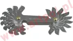 WZORNIK GWINTU  0,25-6,0mm /24szt. GWINTY METRYCZNE.