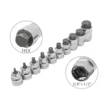 ASTA NASADKI NISKOPROFILOWE – HEX 3/8” – 1/2" NA SZYNIE