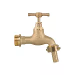 BRADAS KRAN MOSIĘŻNY Z ZAWOREM GZ 3/4" x GZ 3/4" NA WĄŻ 13mm