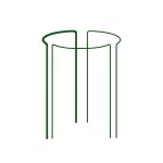 BRADAS PODPORA PIERŚCIENIOWA DO ROŚLIN  1/3 KOŁA ŚREDNICA 40cm / wys. 60cm