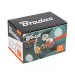 BRADAS REDUKTOR GAZOWY Z MANOMETREM I ZAWOREM BEZPIECZEŃSTWA EFV 37 mbar / 1,5 kg/h / 9 mm / PUDEŁKO