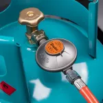 BRADAS REDUKTOR GAZOWY Z ZAWOREM BEZPIECZEŃSTWA EFV 50 mbar 1,5 kg/h G1/4" -LH WOREK