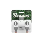 BRADAS ROZDZIELACZ 2-DROŻNY GW 1"-3/4"  Z ZAWORAMI /WHITE LINE