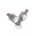 BRADAS ROZDZIELACZ 2-DROŻNY GW 3/4" Z ZAWORAMI /WHITE LINE