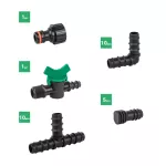 BRADAS ZESTAW AKCESORIÓW DO LINII KROPLUJĄCEJ 16mm  /27szt.