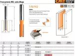 CMT FREZ HM D= 8 I=31,7 L=60 S=8 PROSTY, DŁUGI.