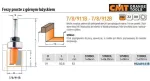CMT FREZ HM D=19 I=50,8 S=12+GÓR.ŁOŻ PROSTY, DŁUGI.