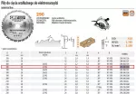 CMT PIŁA TARCZOWA HM 180x30x2,6/1,6 Z=40 CIĘCIE POPRZECZNE, WYKAŃCZAJĄCE
