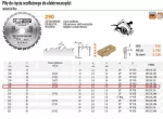 CMT PIŁA TARCZOWA HM 200x30x2,8/1,8 Z=24 CIĘCIE WZDŁUŻNE
