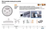 CMT PIŁA TARCZOWA HM 250x32x3,2/2,5 Z=80 DO MATERIAŁÓW NIEŻELAZNYCH I PLASTIKU...
