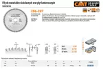 CMT PIŁA TARCZOWA HW D=250 F=32 Z=80 K=3,2/2,8 ... ALUMINIUM, LAMINAT.