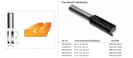 CONDOR FREZ DO DREWNA  8x2x12x25mm   204 PROSTY, BEZ ŁOŻYSKA.