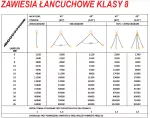 FORANKRA ZAWIESIE ŁAŃCUCHOWE 2-CIĘGN.  2,8T/2mHAKI Z ZABEZPIECZENIEM /SKRACANE  D8 G80