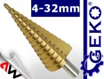GEKO WIERTŁO STOPNIOWE  4-32mm