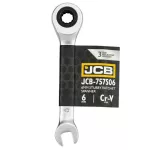 JCB KLUCZ PŁASKO-OCZKOWY Z GRZECHOTKĄ  6mm  KRÓTKI